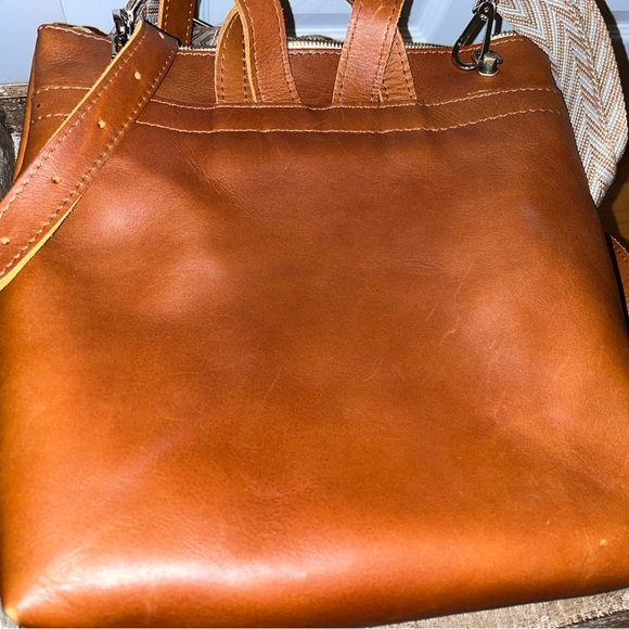 Portland Leather Goods Honey backpack Tote - Picture 6 of 11